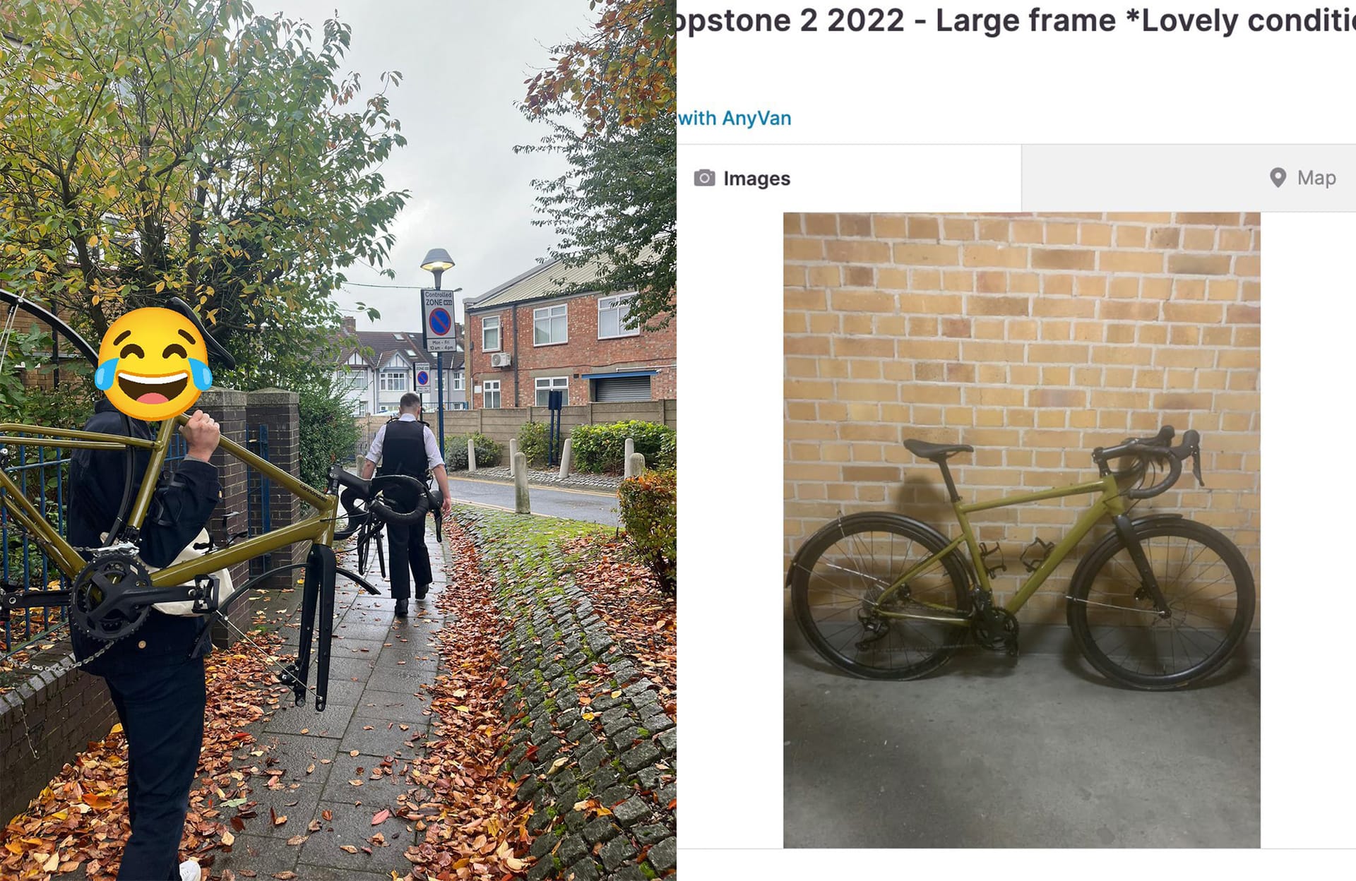 How two cyclists tracked down a stolen bike and actually got it back