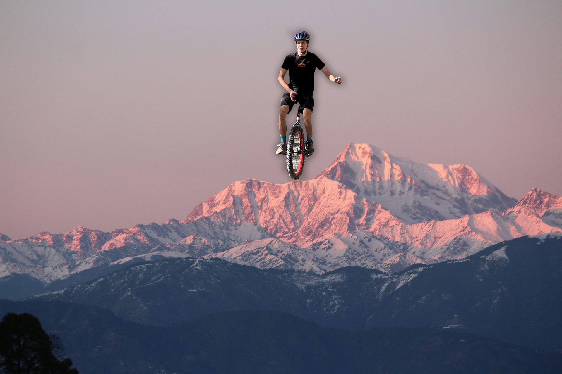 There’s a new fastest Unicycle Everesting record