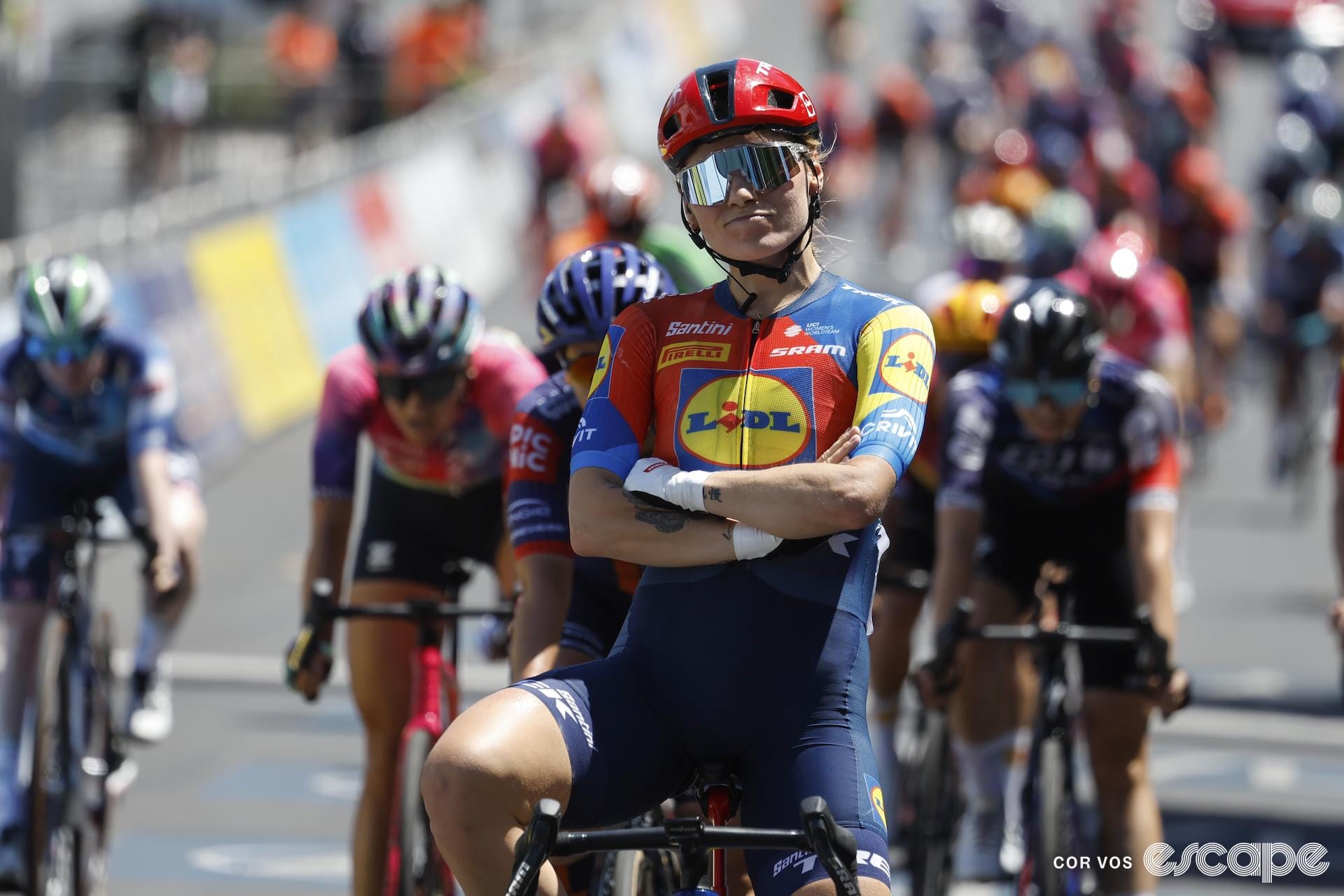 Great win, great salute: Copponi claims sprint in TDU one-day