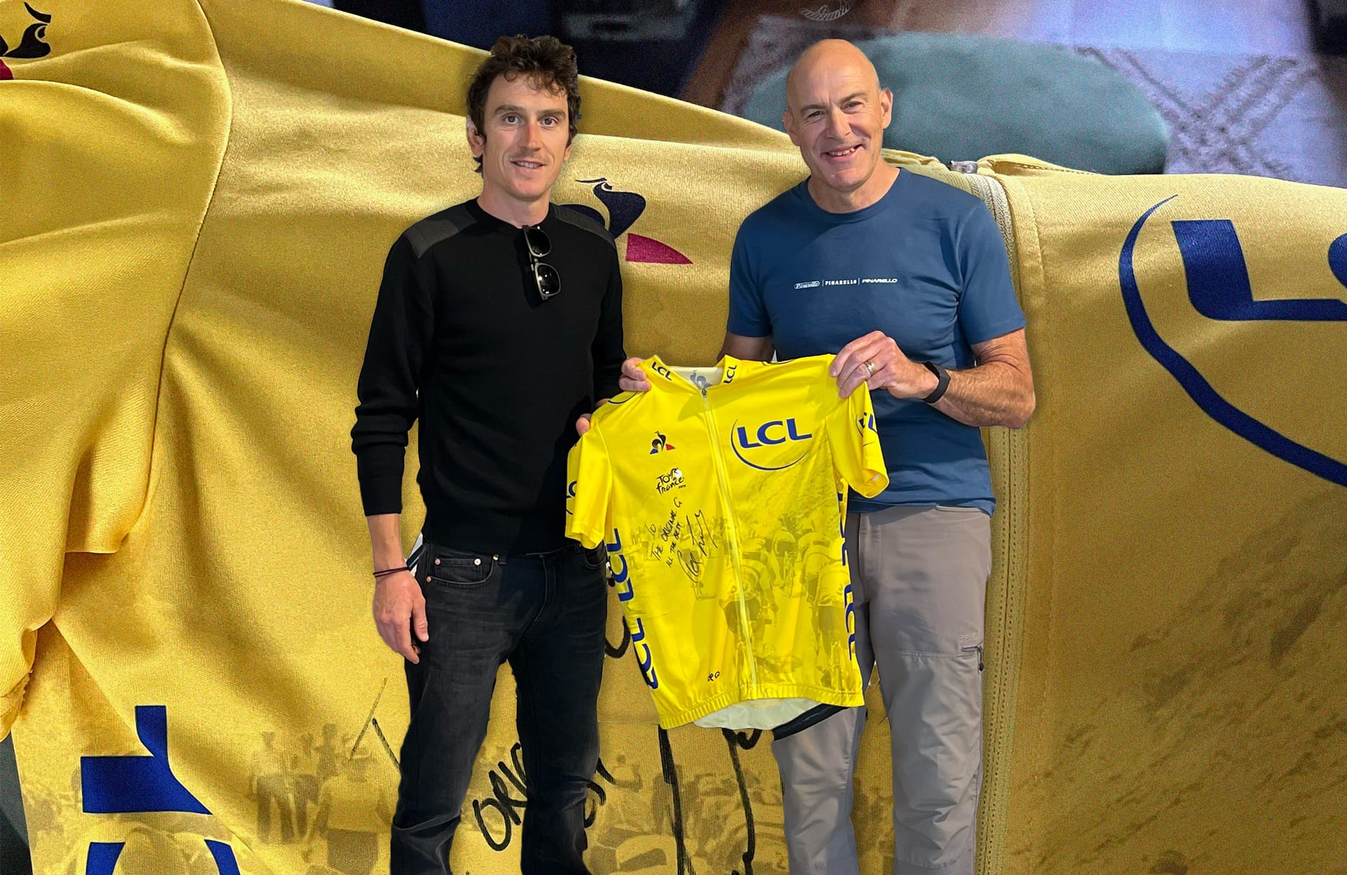 The surreal experience of being a cyclist (also) named Geraint Thomas