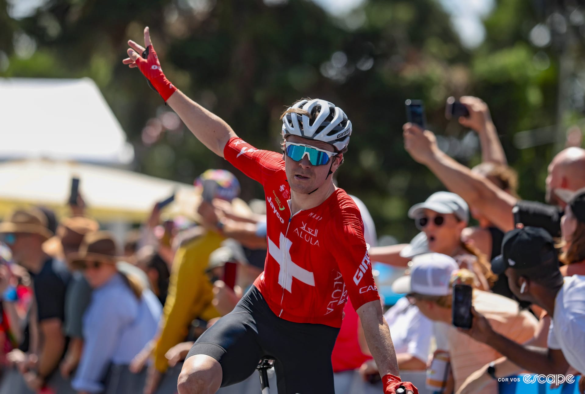 Mauro Schmid slips free to win Cadel Evans Great Ocean Road Race