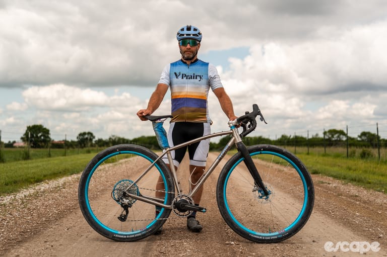 Unbound 2025: Nathan's BTCHN' Bikes titanium monster gravel