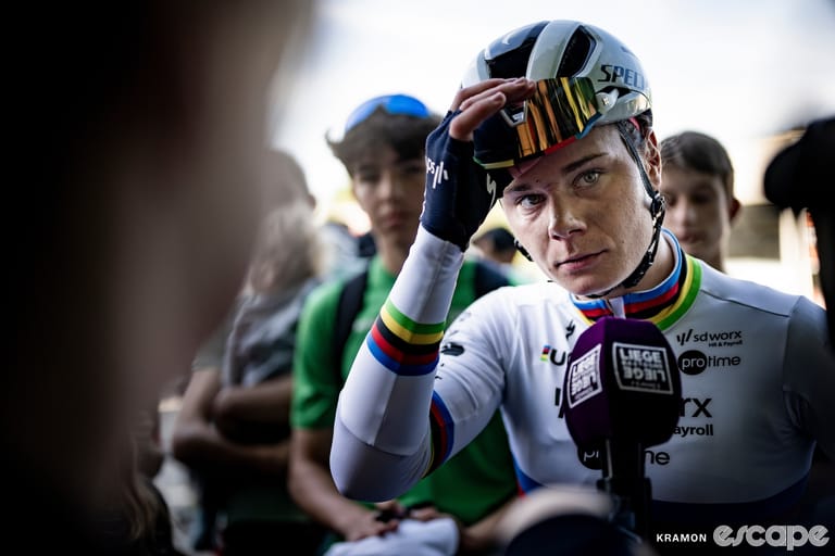 Lotte Kopecky wants you to know she had a rough winter