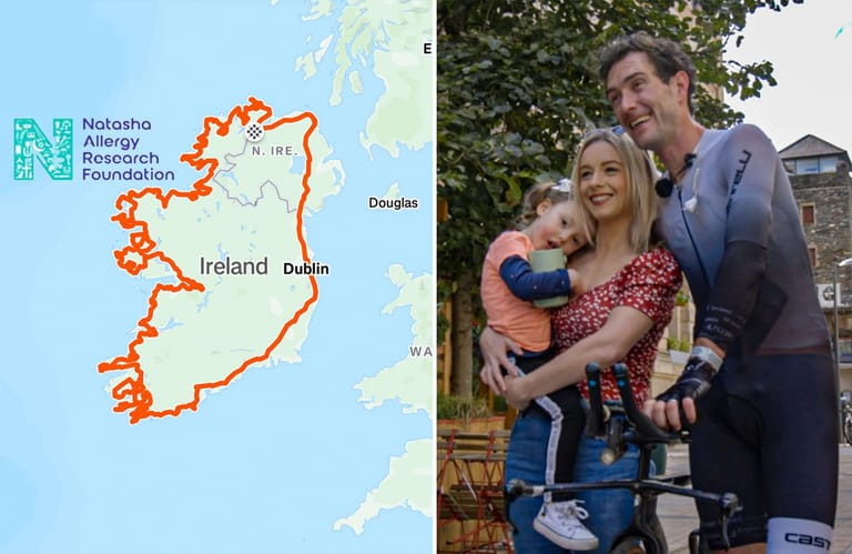 Ronan Mc Laughlin is riding around Ireland