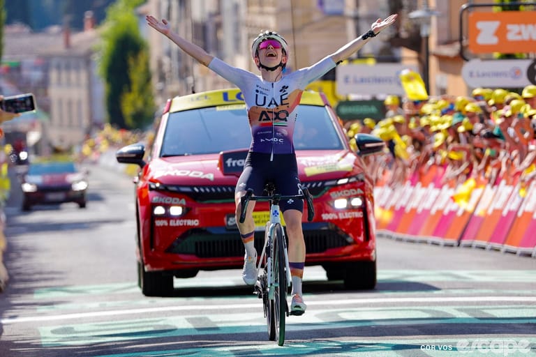 Maëva Squiban solos to victory in Tour de France Femmes stage 6