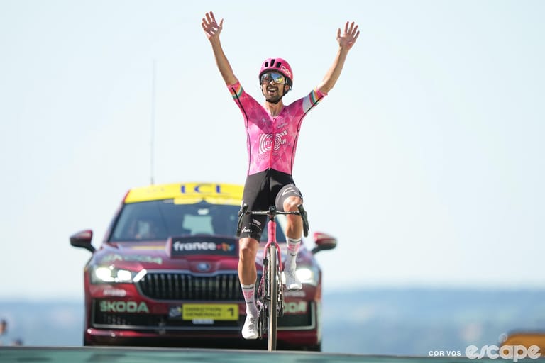 Healy goes long to take his first ever Tour stage win