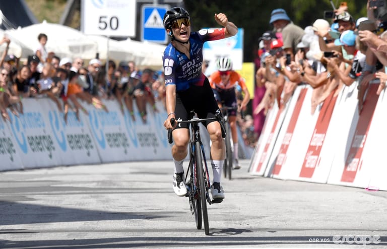Chabbey exemplifies 'nothing to lose' mentality to clinch dramatic Romandie title in her own backyard