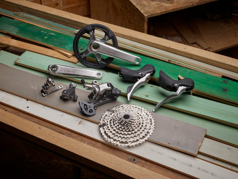 Shimano adds silver finish option to CUES lineup