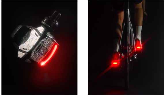Look adds lights to Keo road pedals