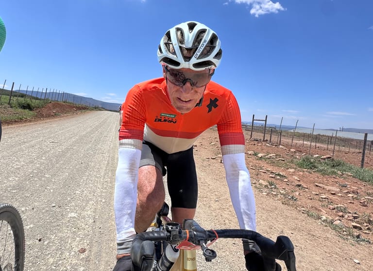 The 70-year-old who beat 75% of the Gravel Burn field