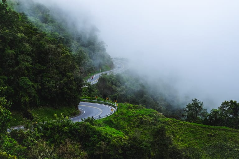 The road to Nairo's house
