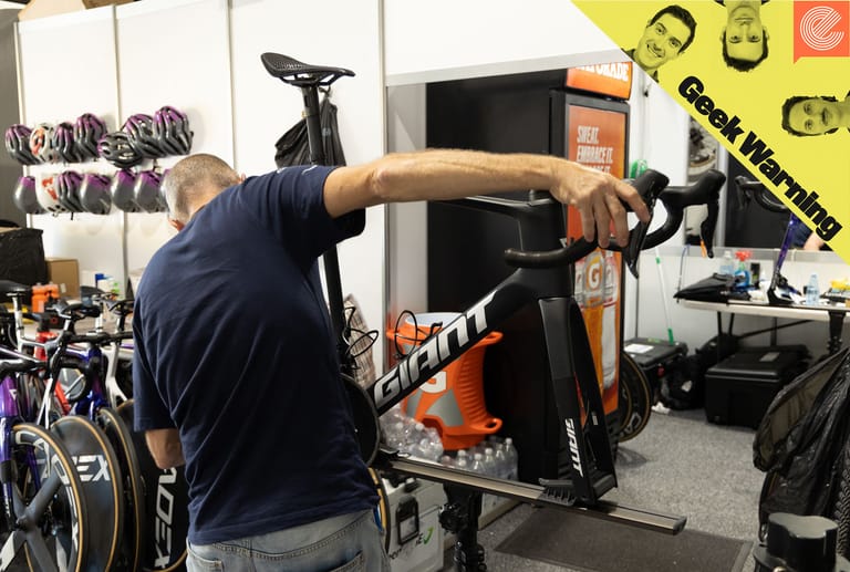 Geek Warning: In the pits of the Tour Down Under