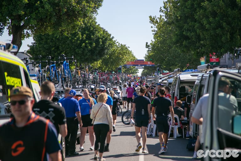 Nine hours in Tanunda at the '26 Tour Down Under