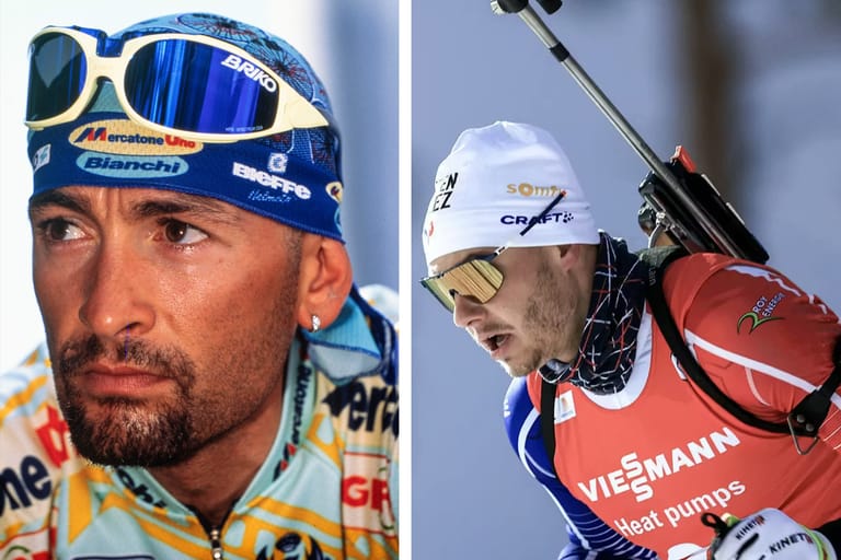 Marco Pantani’s earring is in the Winter Olympics