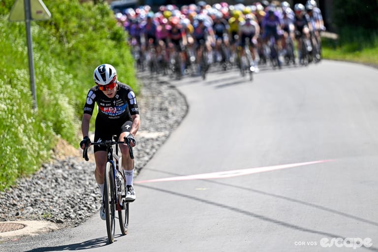 From local crits to the WorldTour in two years: Lauren Dickson's huge step up to the world's best team