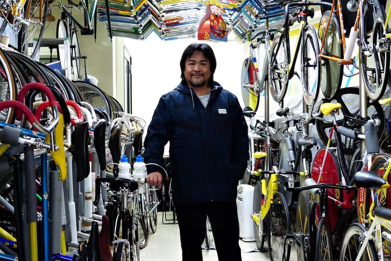 Asahi Chang may own more vintage bikes than anyone alive