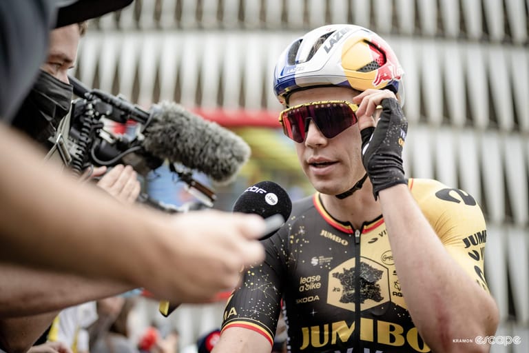 Jumbo-Visma will improvise Wout van Aert’s exit