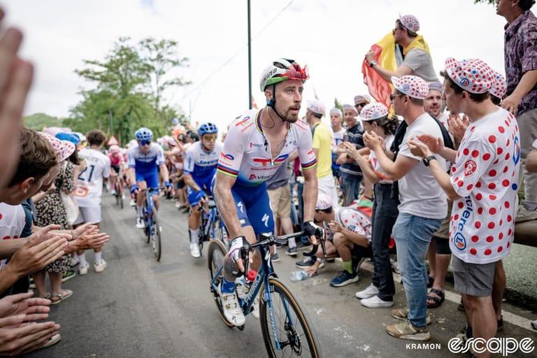 The pro peloton bids farewell to Peter Sagan as he rides his last road race