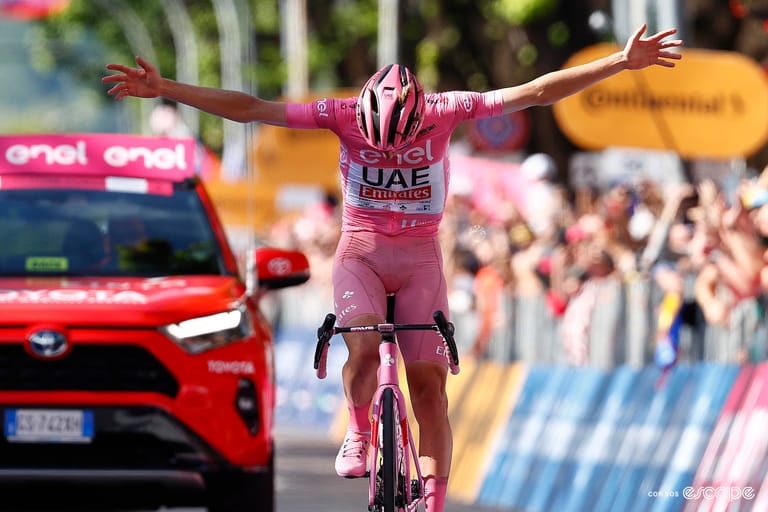 Giro stage 20 report: Pogačar is having himself a good time with sixth stage win