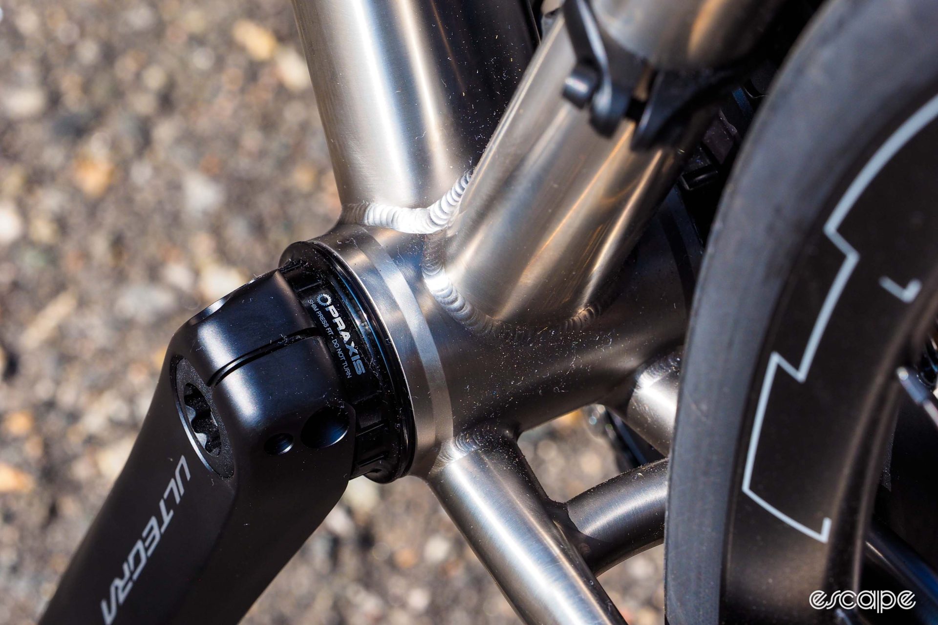 Litespeed Spezia machined bottom bracket shell