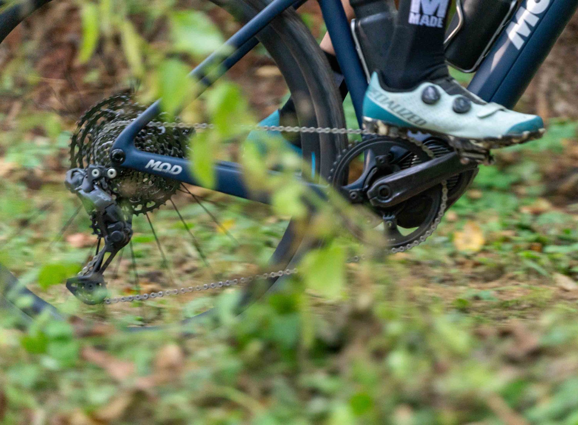 Drivetrain of Moots Express e-gravel bike