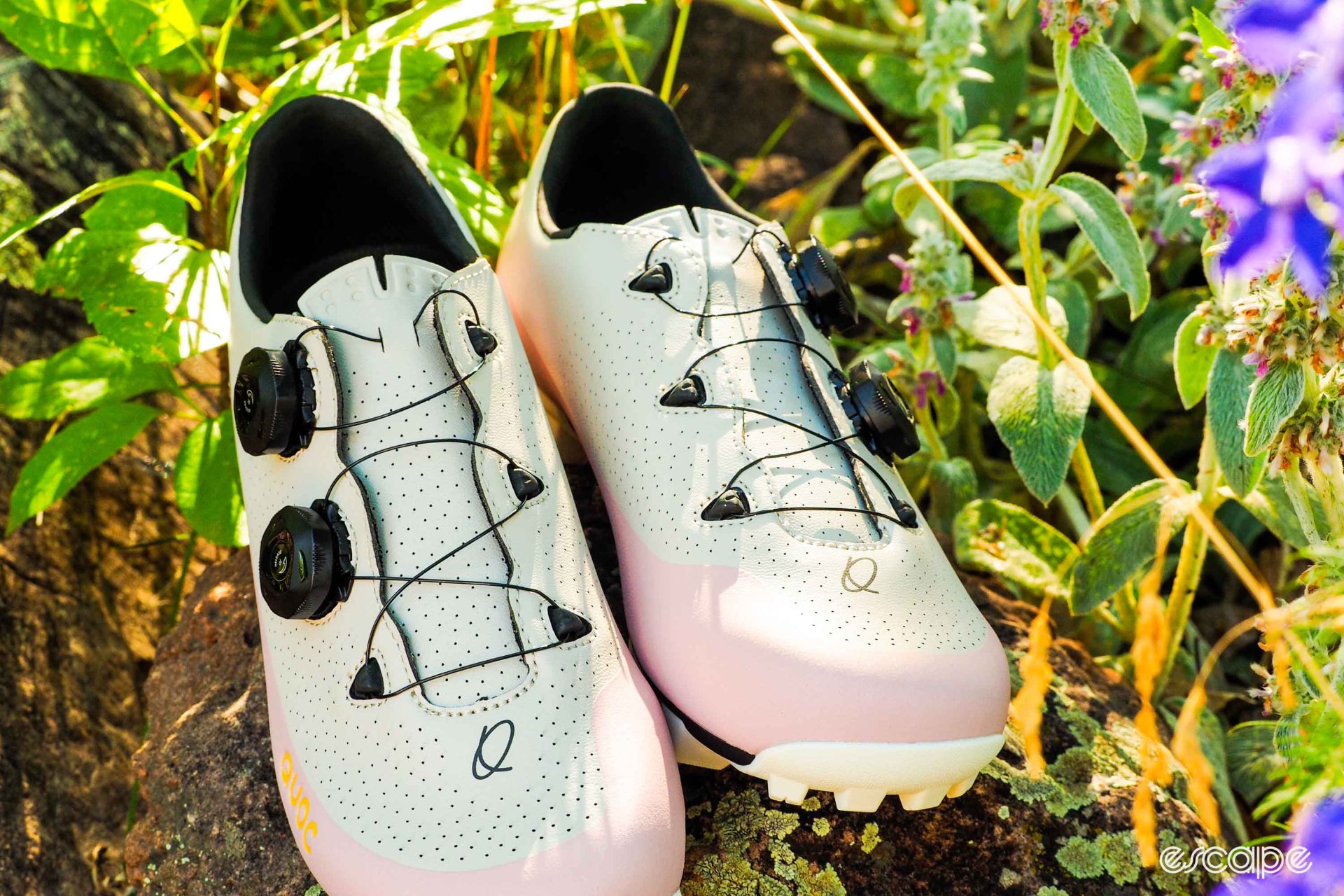 Quoc Gran Tourer XC shoe lacing detail