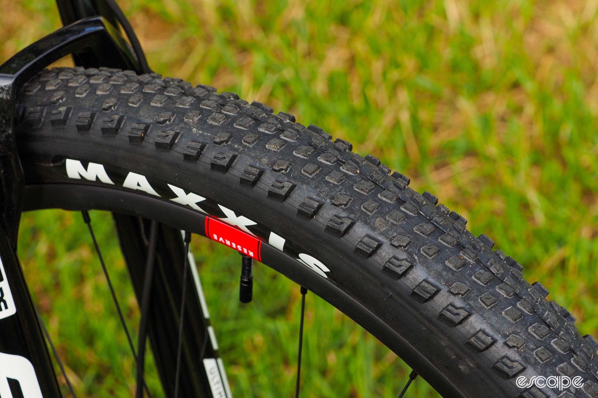 Cervelo ZFS-5 Maxxis Rekon Race front tire