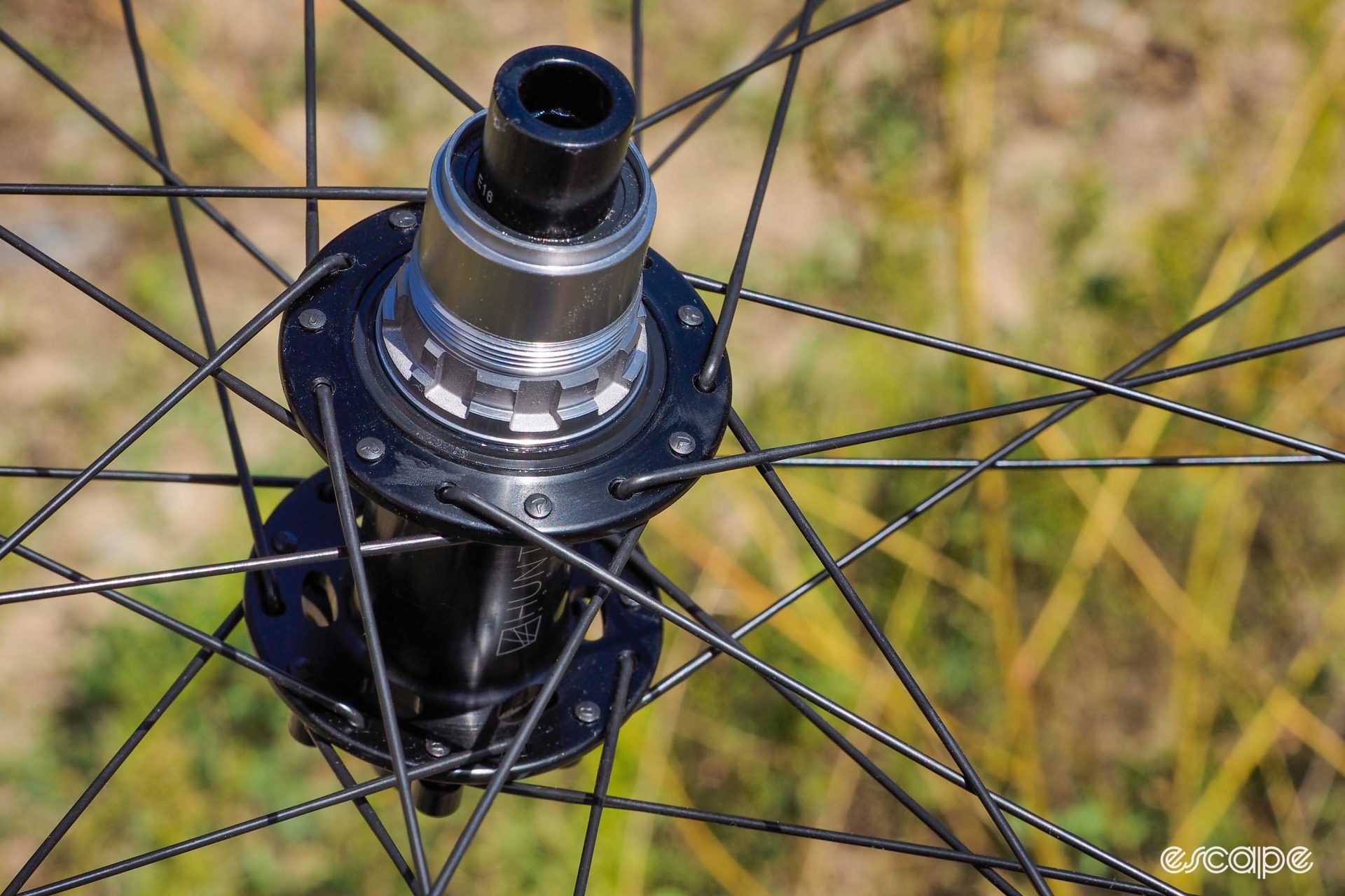 J-bend spokes on Hunt rear hub