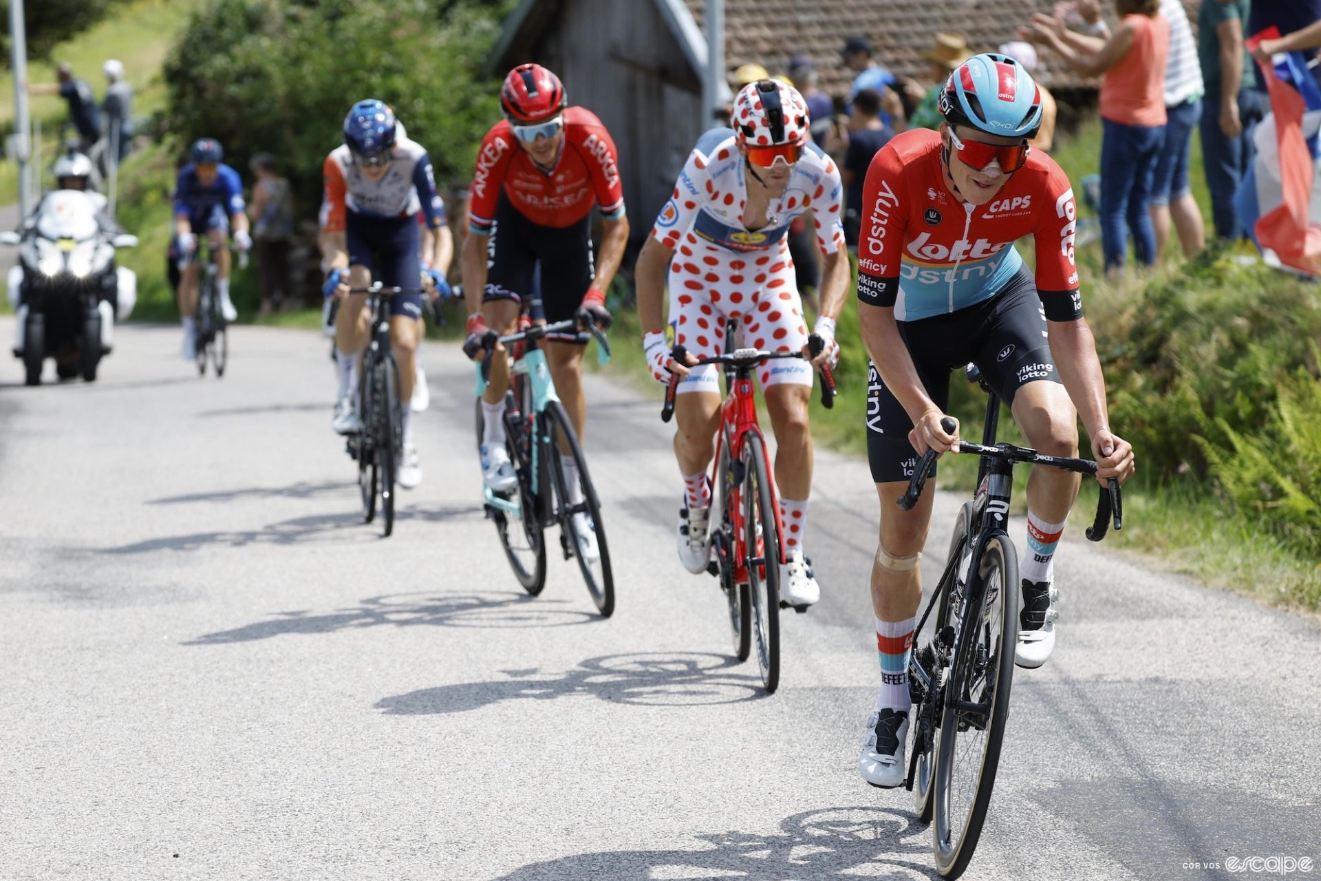 Maxim Van Gils on stage 20 of the Tour de France.