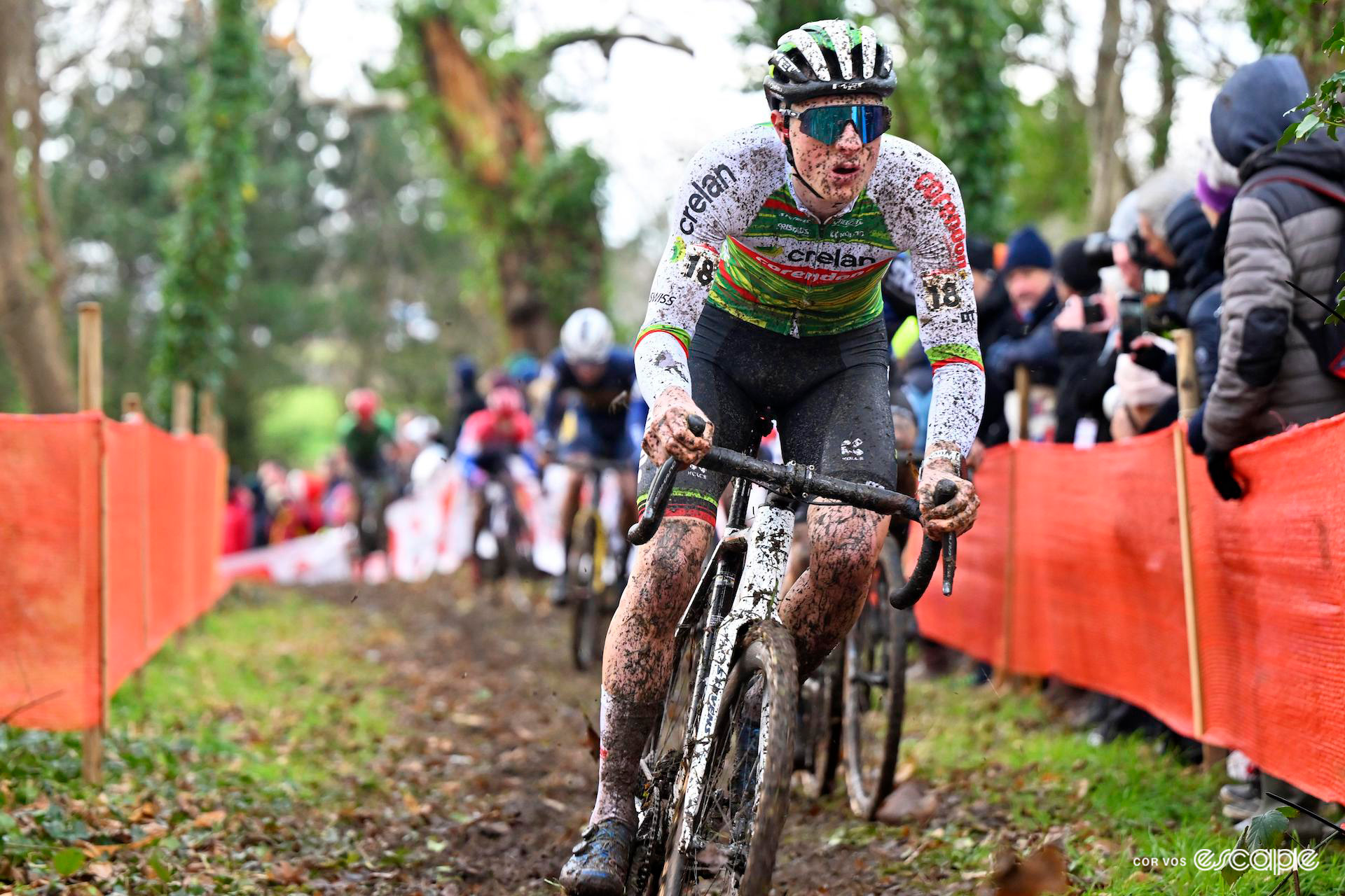 Toon Vandebosch of Crelan-Corendon during Cyclocross World Cup Flamanville.