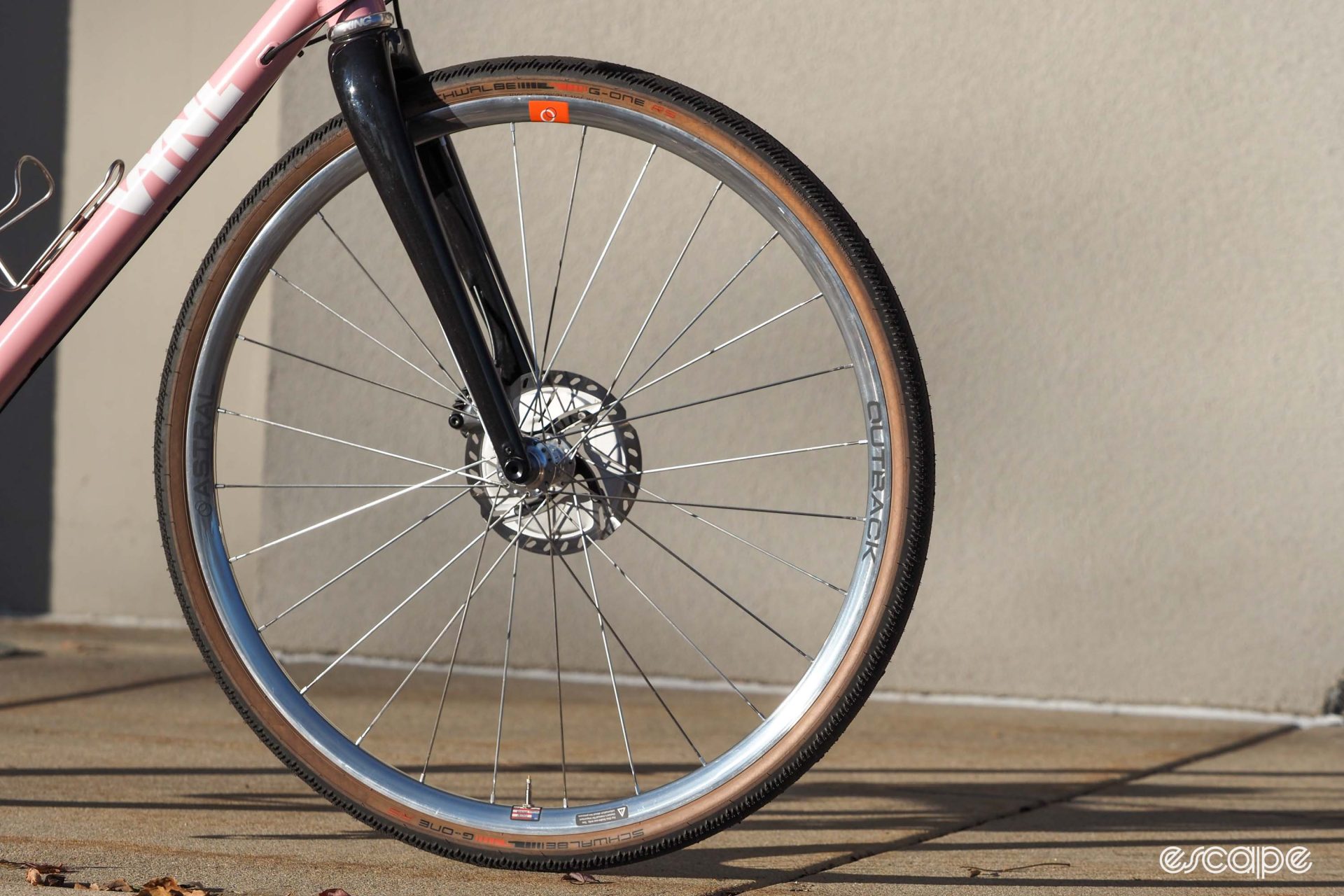 Astral Outback polished wheelset