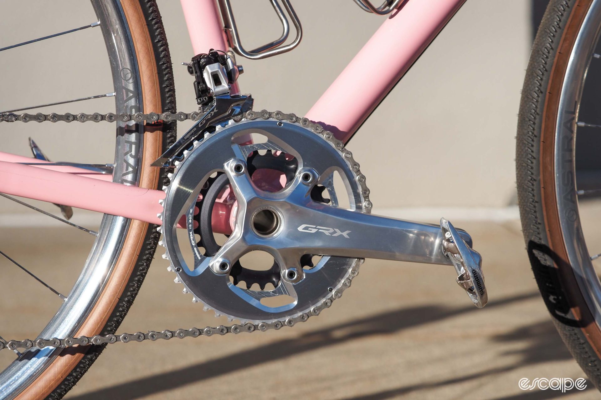 Shimano GRX Limited polished crankset