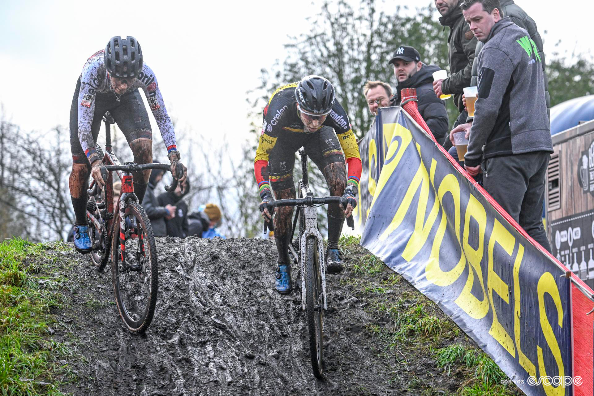 Sanne Cant and Kristyna Zemanová during Exact Cross Loenhout Azencross.