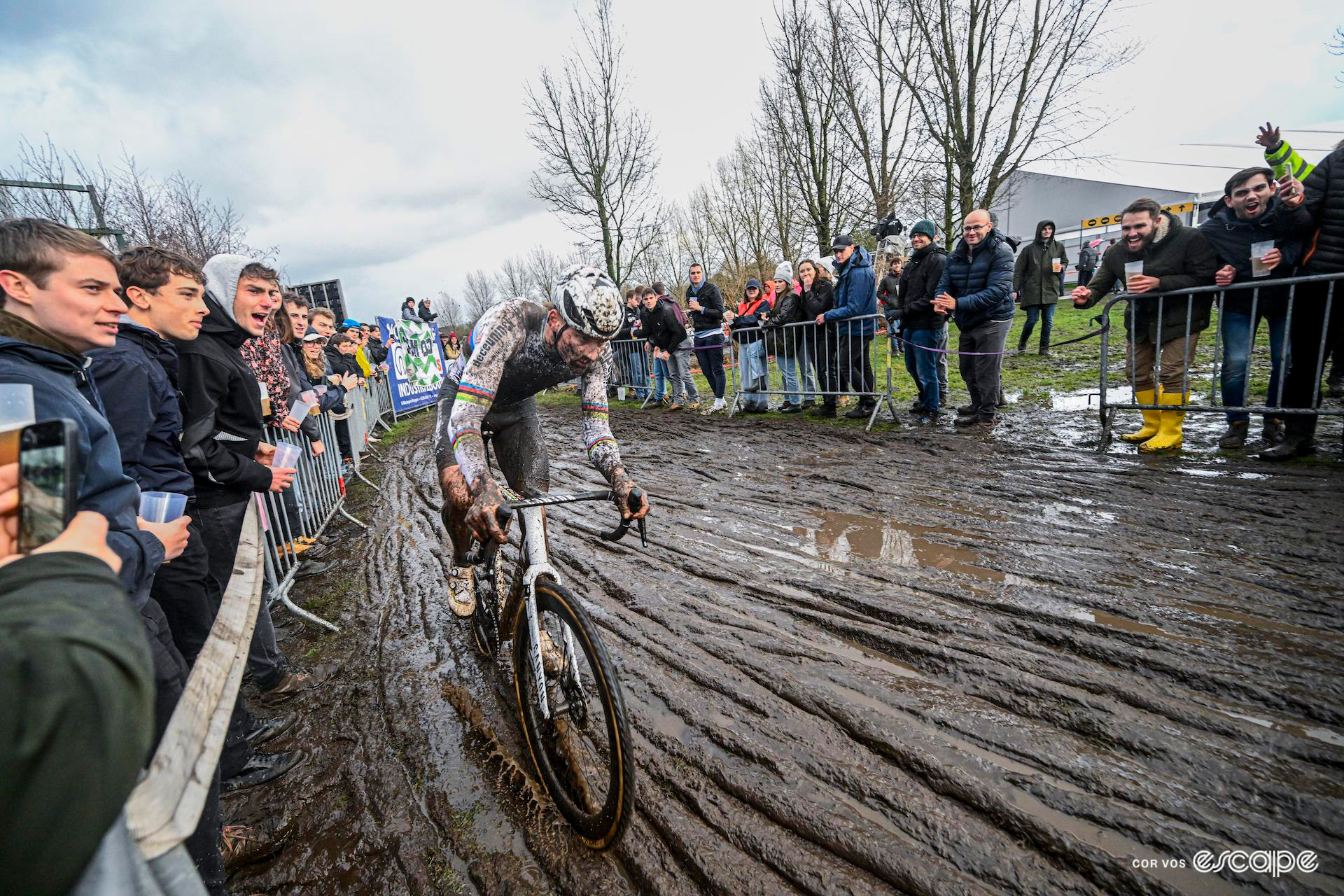 Mathieu van der Poel during Exact Cross Loenhout Azencross.