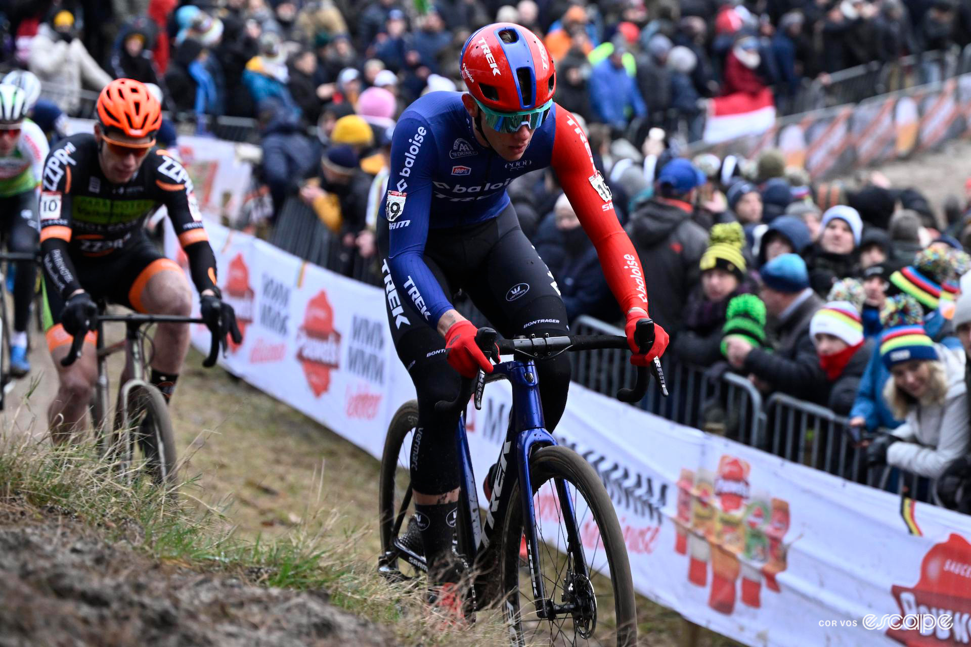 Thibau Nys during UCI World Cup Zonhoven.