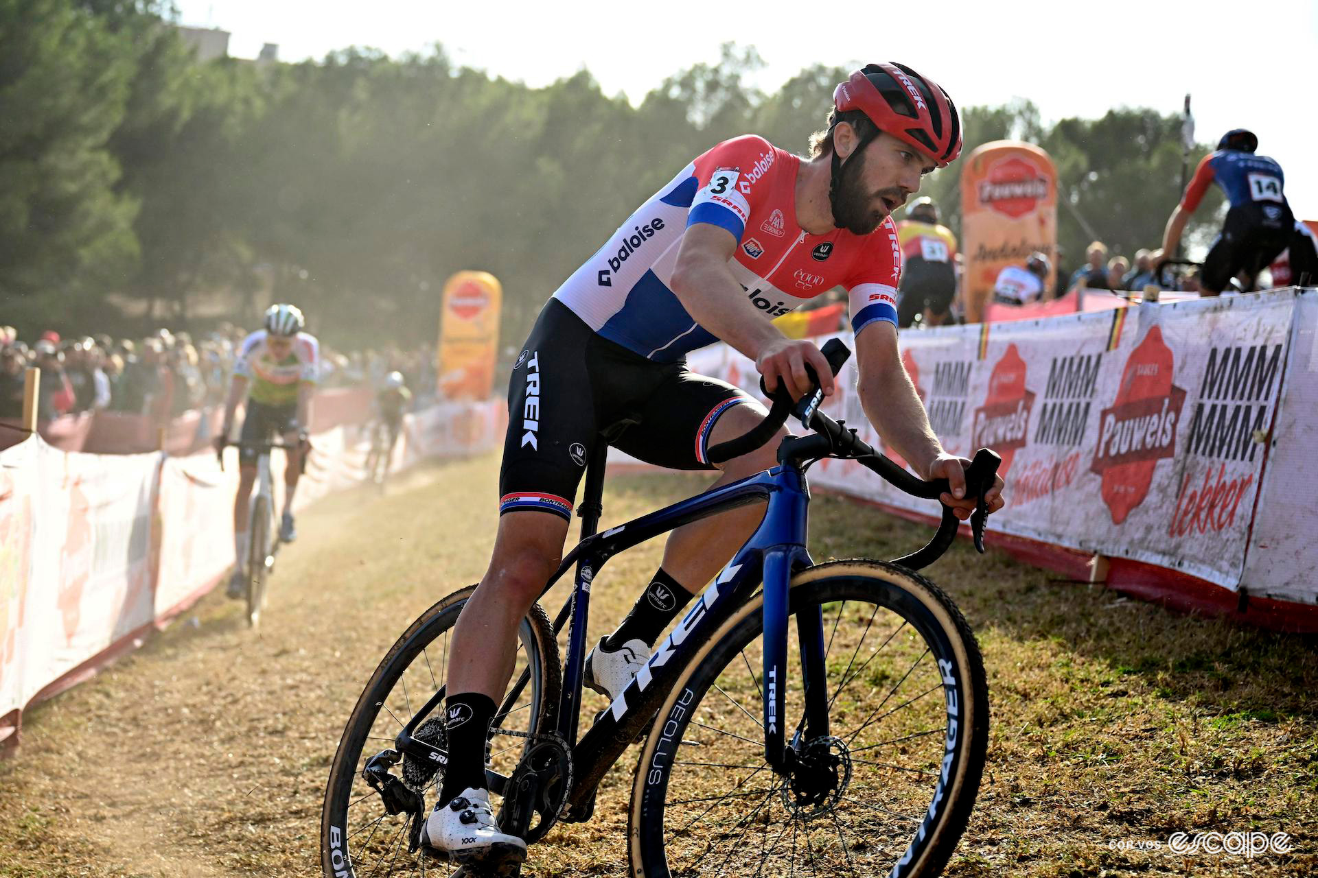 Dutch national champion Joris Nieuwenhuis during CX World Cup Benidorm.