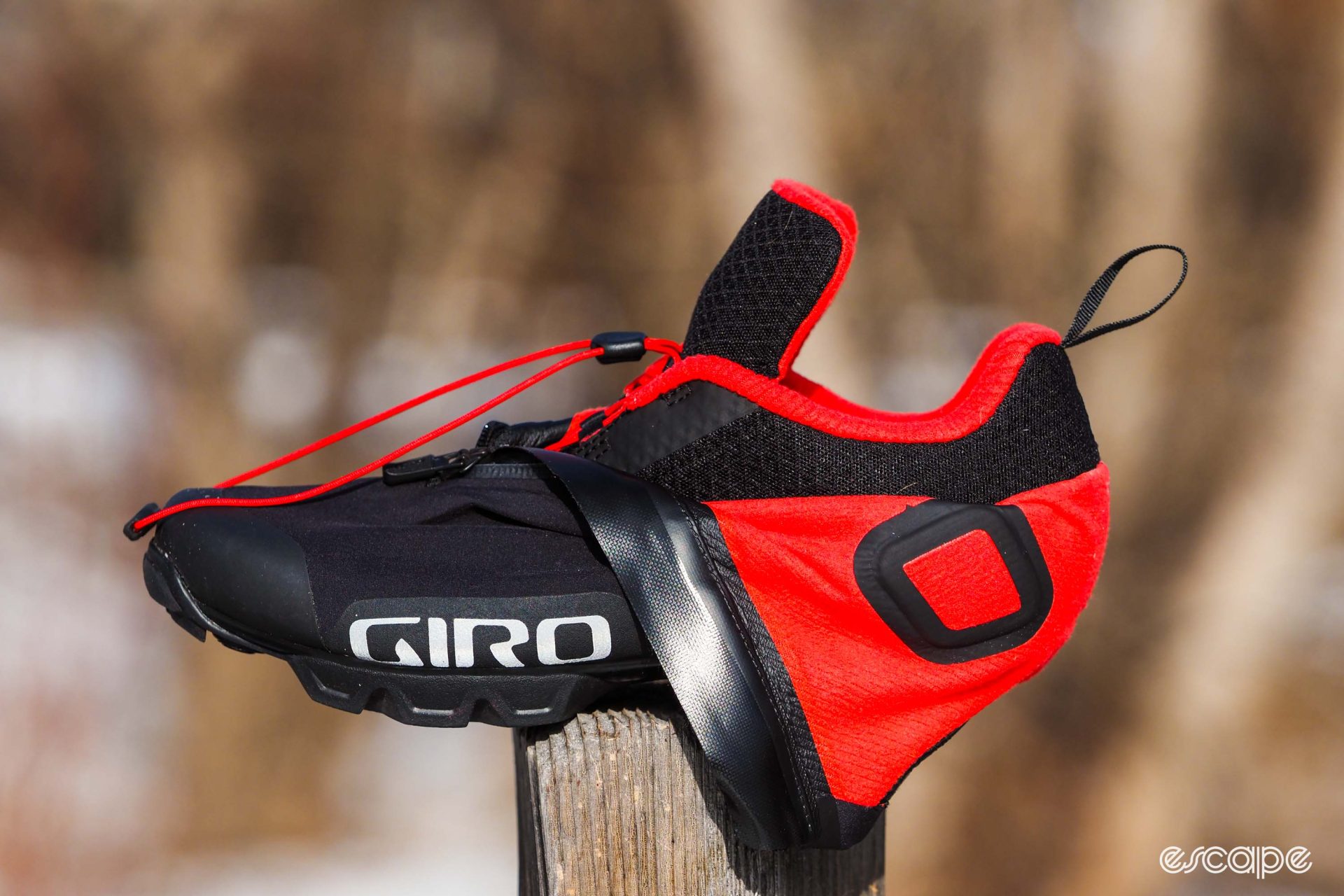 Giro Blaze winter cycling shoe speed lace upper