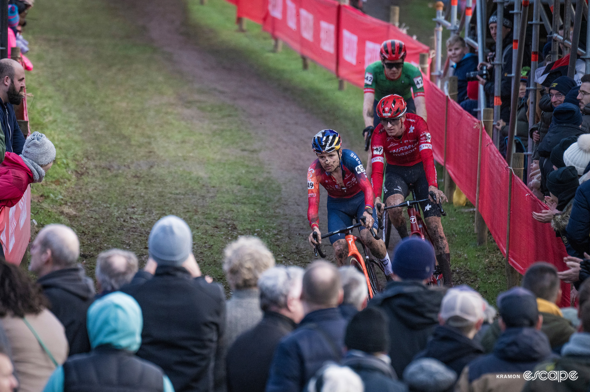 Tom Pidcock during CX World Cup Hulst.