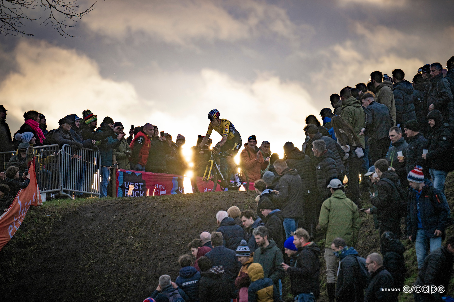 Wout van Aert during CX World Cup Hulst.