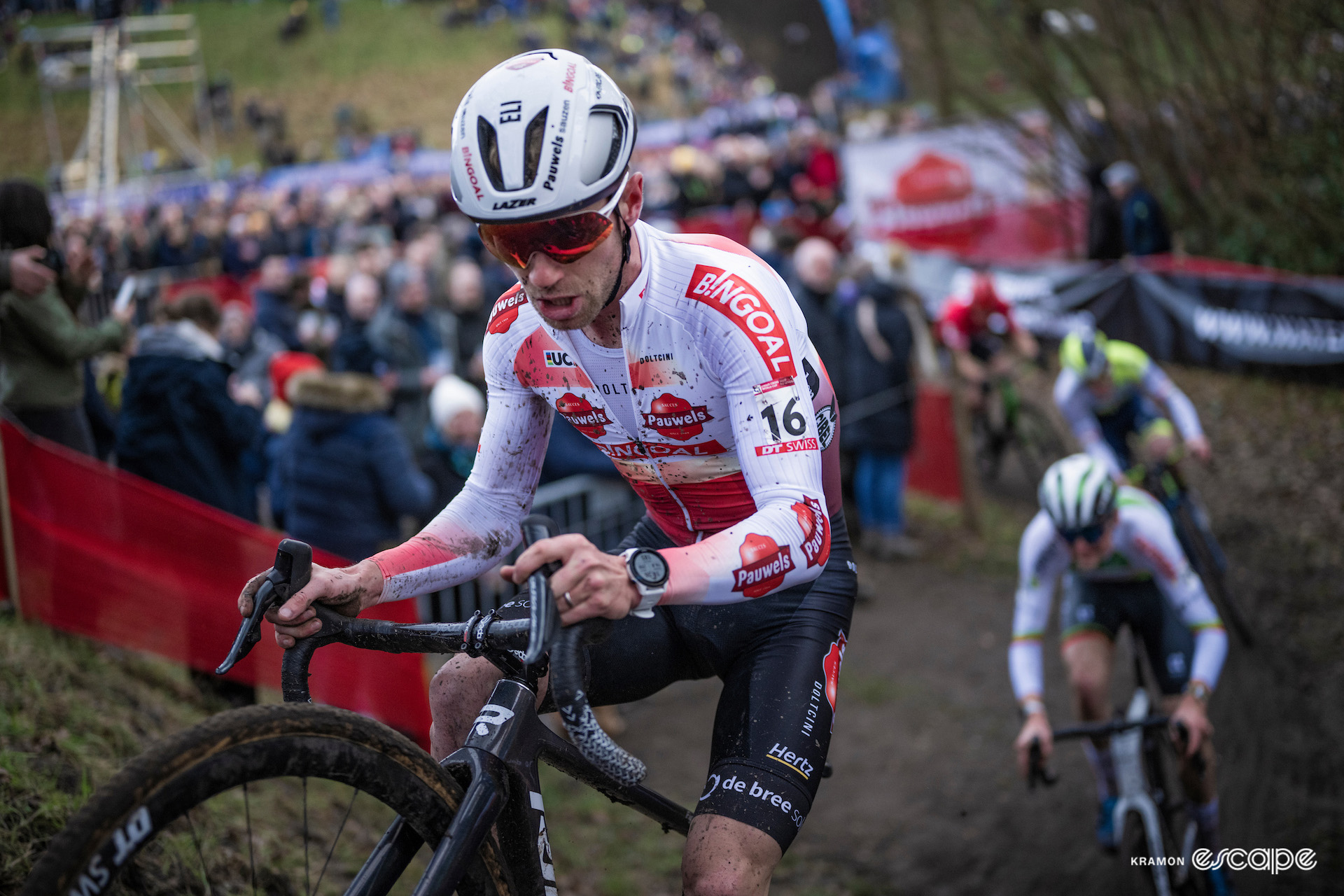 World Cup leader Eli Iserbyt during CX World Cup Hulst.