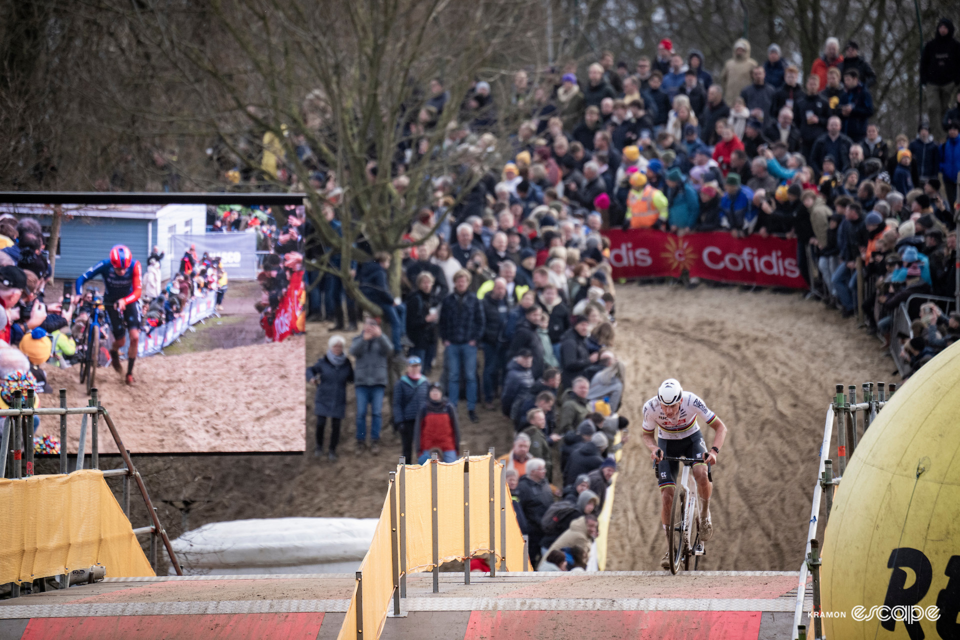 CX world champion Mathieu van der Poel during X2O Trofee Koksijde - Vlaamse Duinencross.