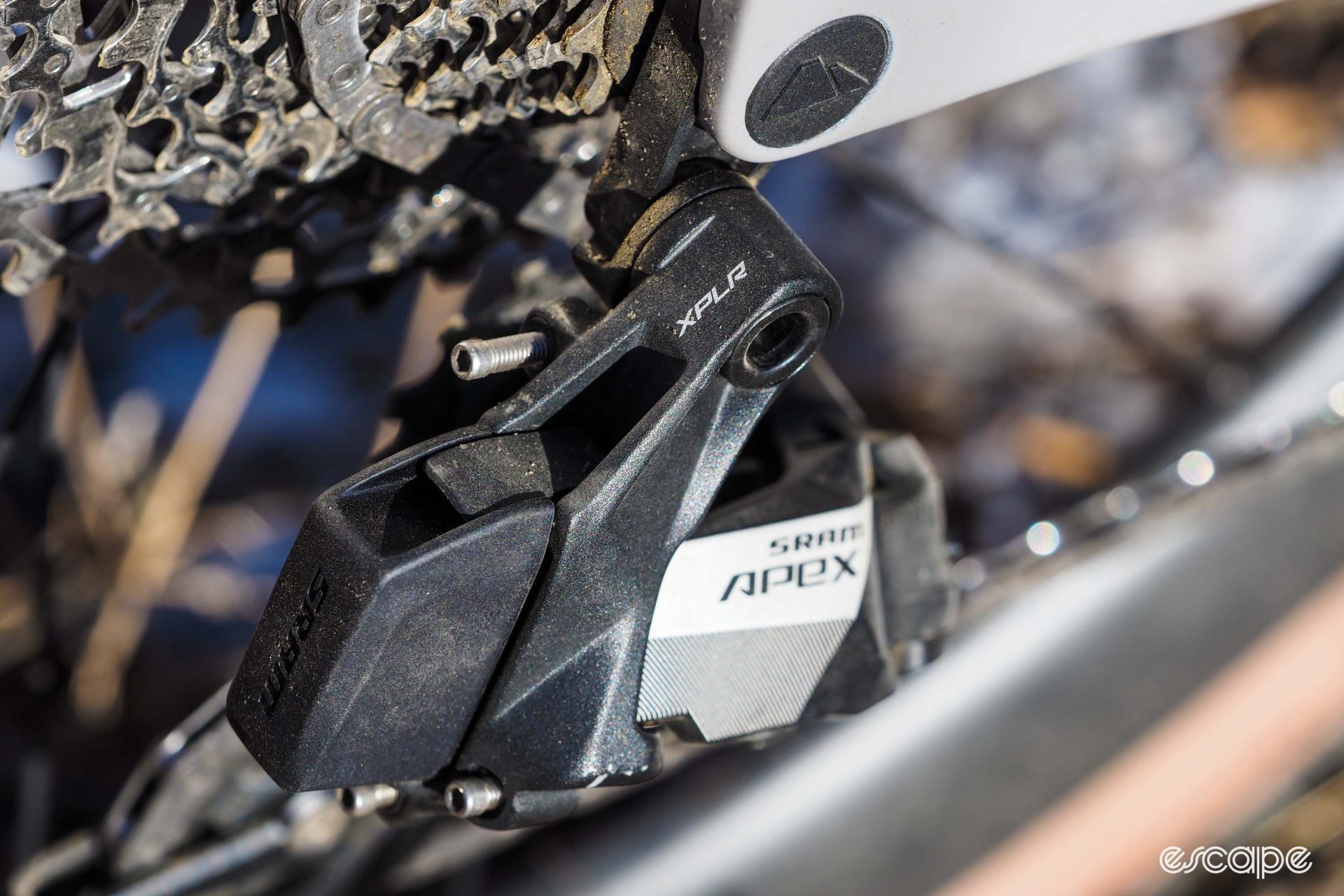 SRAM Apex AXS XPLR rear derailleur battery