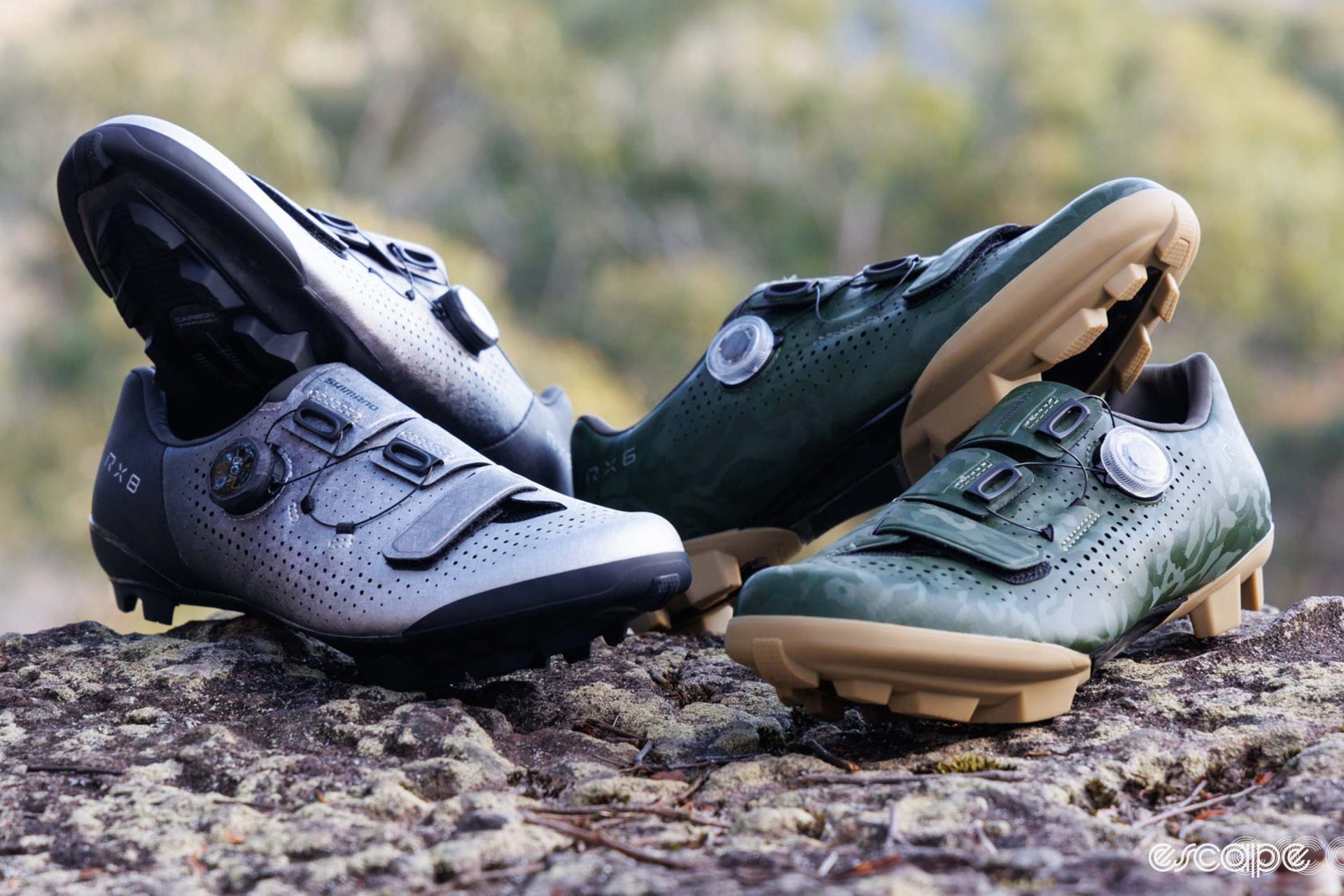 Shimano RX8 vs RX6 gravel shoes