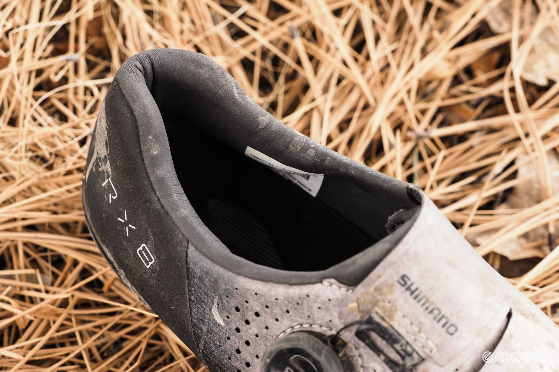 Shimano RX8 gravel shoe heel cup liner