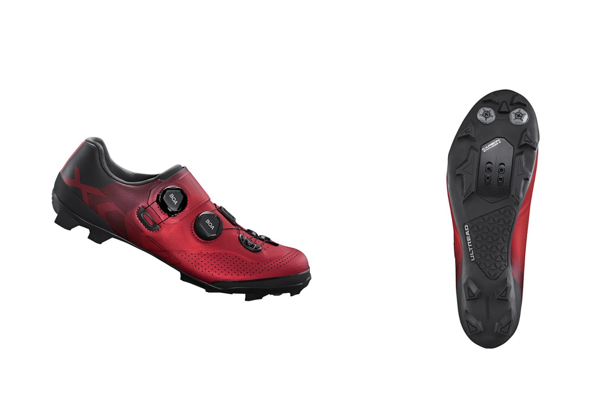 Shimano XC7 shoe profile and tread