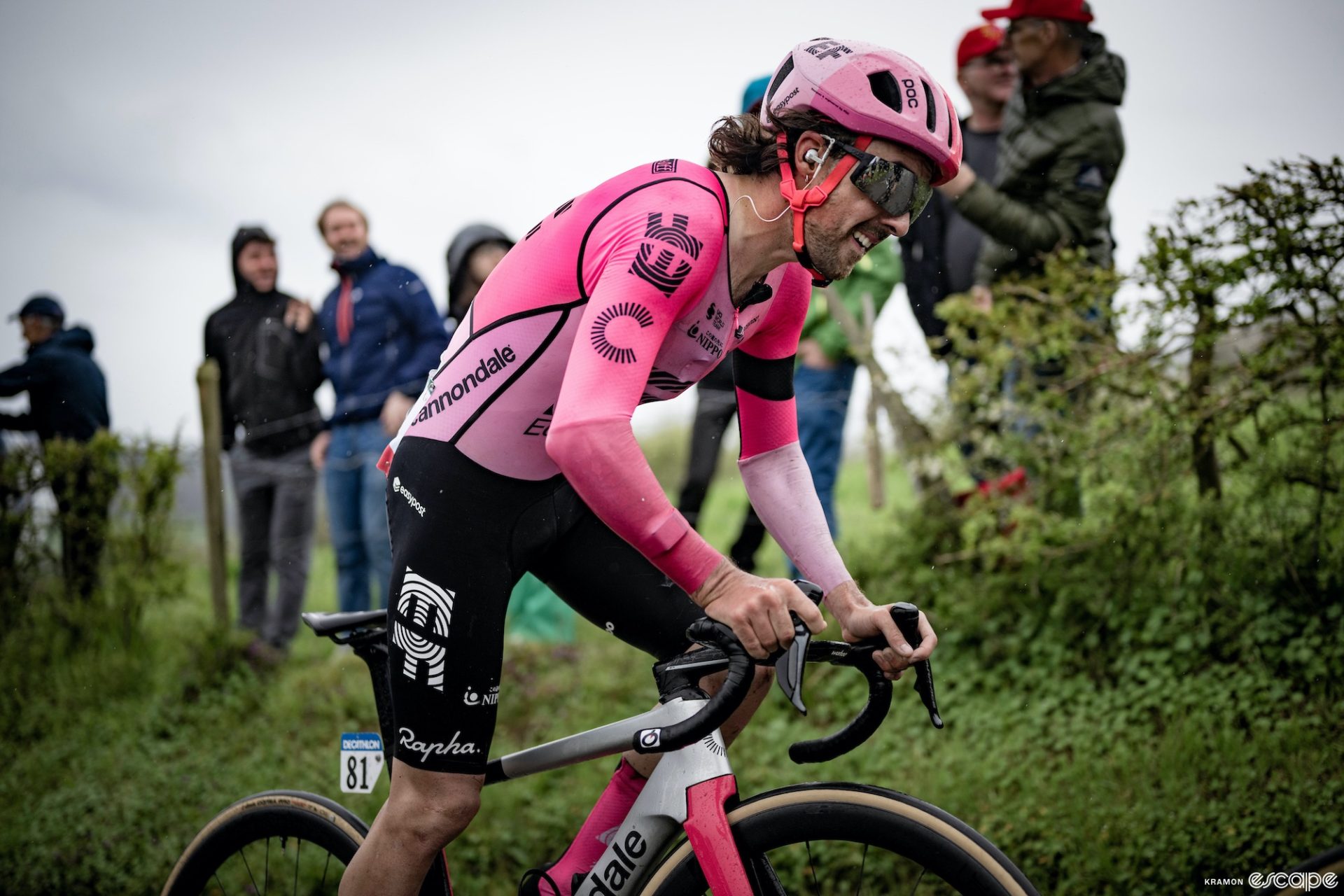 Ben Healy rode to fourth at Liège-Bastogne-Liège in 2023.