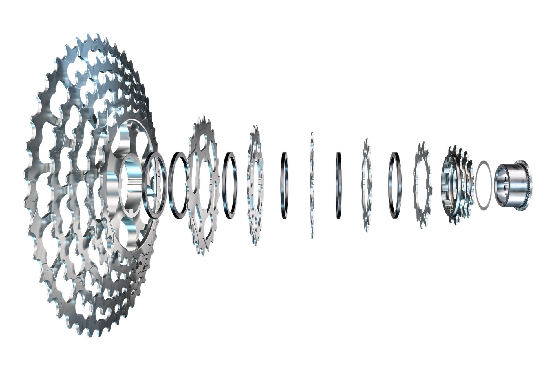 Campagnolo Ekar GT cassette parts diagram