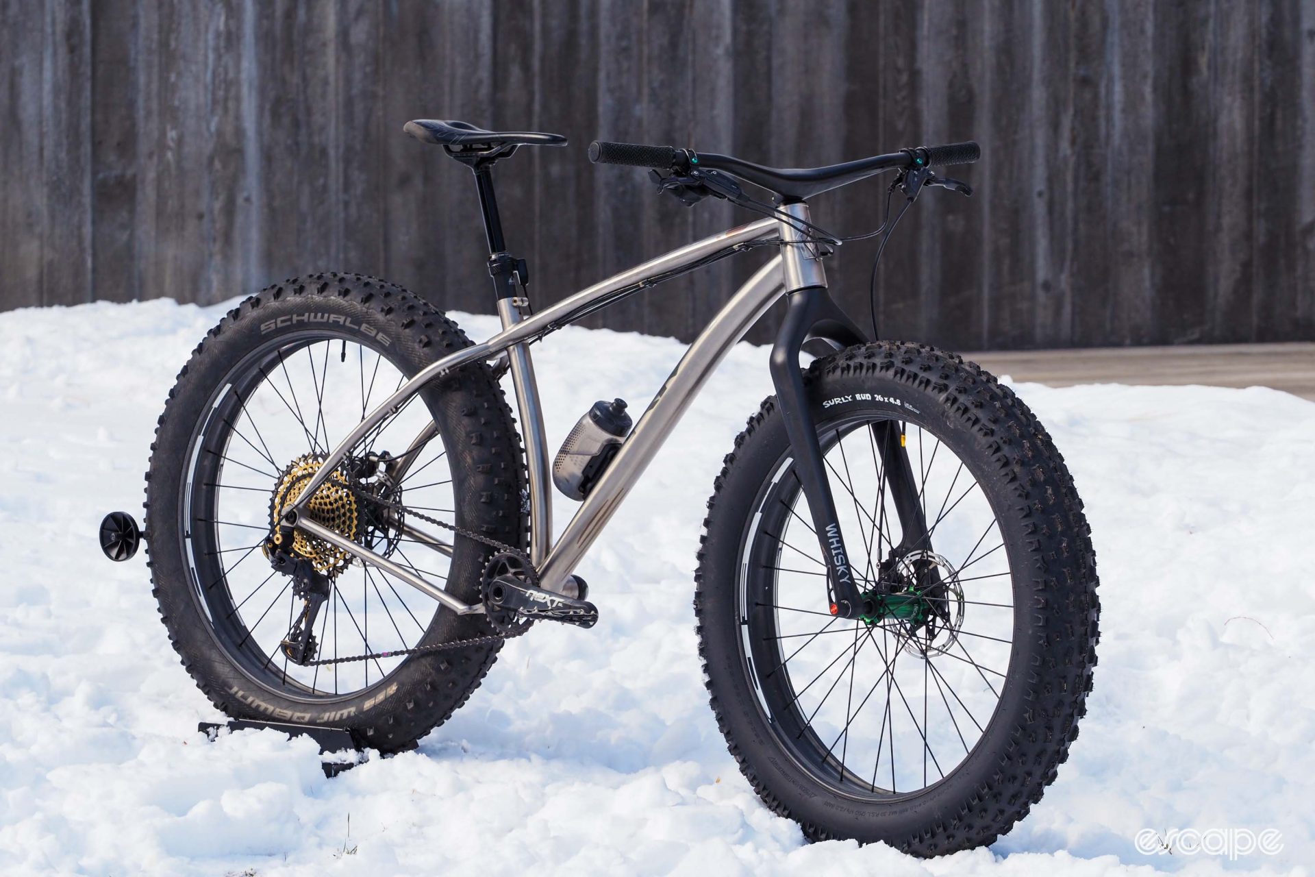 Rise Bikes Grizzly first-generation front three-quarter view