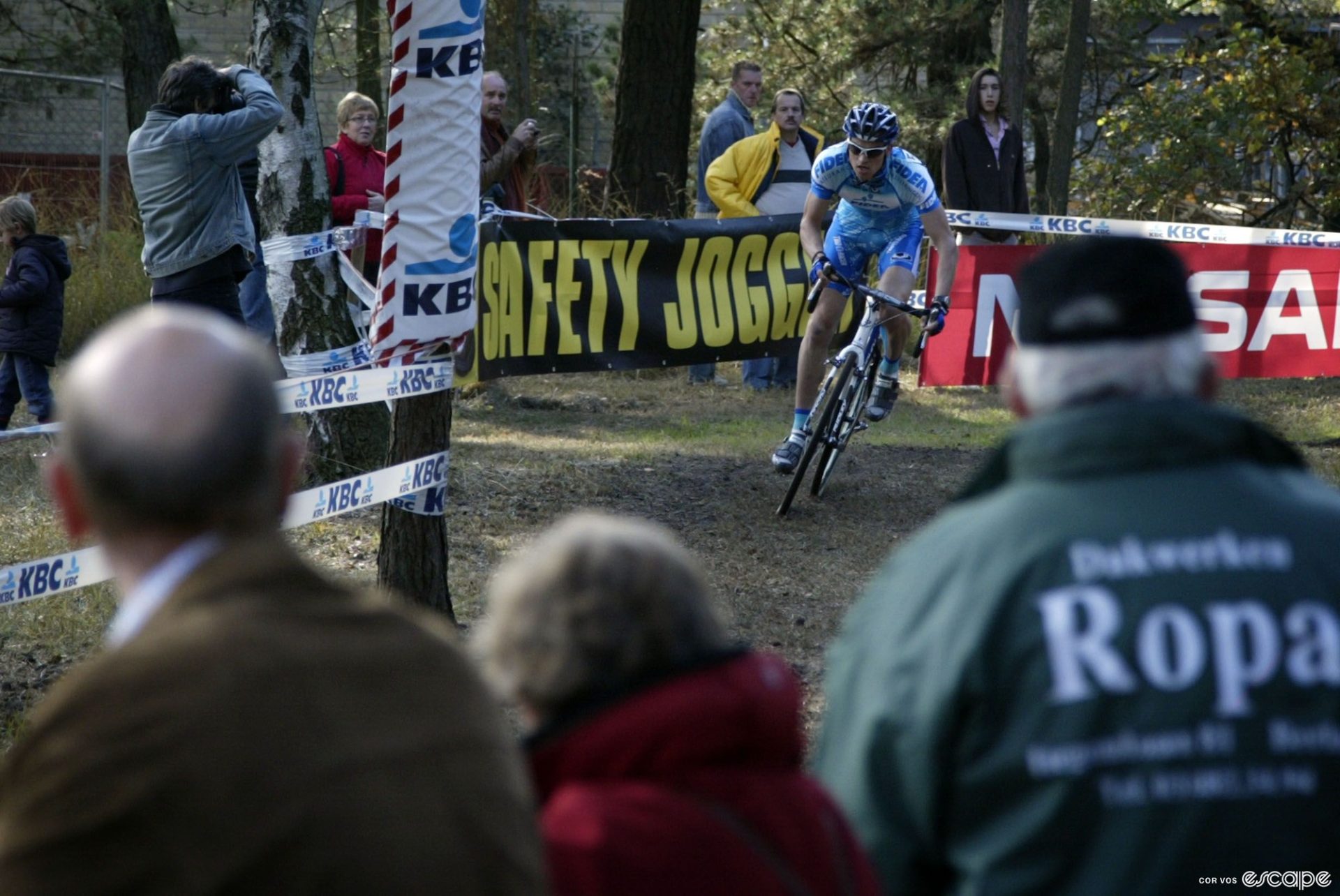 Zdeněk Štybar en route to victory in Kalmthout.