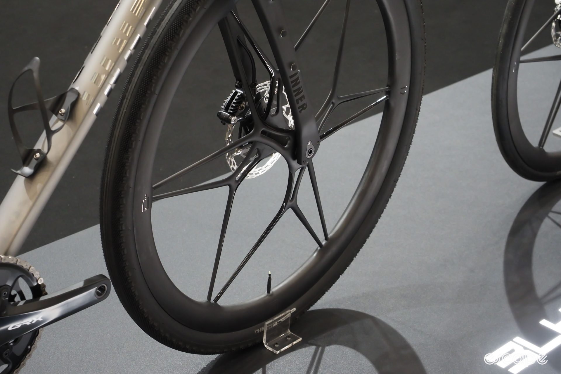 Blktec gravel front wheel